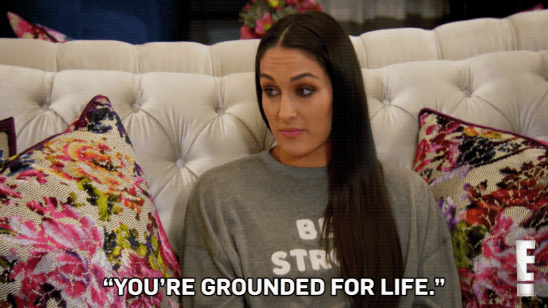 grounded for life bellas